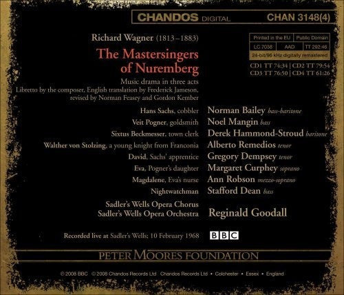 Los Maestros Cantantes De Nuremberg