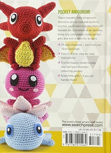 libro Amigurumi De Bolsillo20 Mini Monstruos Para Crochet