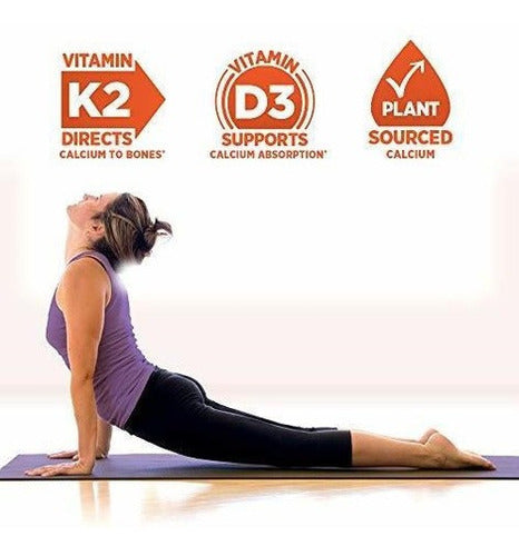 New Chapter Suplemento De Calcio Con Vitamina K2 + D3 -