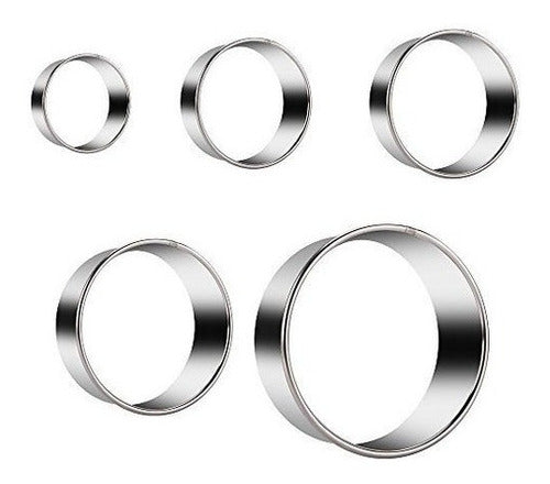 Kspowwin 5 Piezas Cortadores De Galleta De Acero Inoxidable