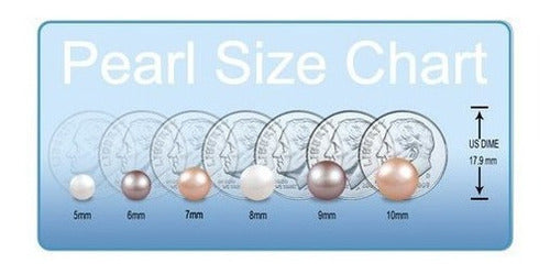 Collar, Brazalete Y Aretes De Perlas Cultivadas De Agua