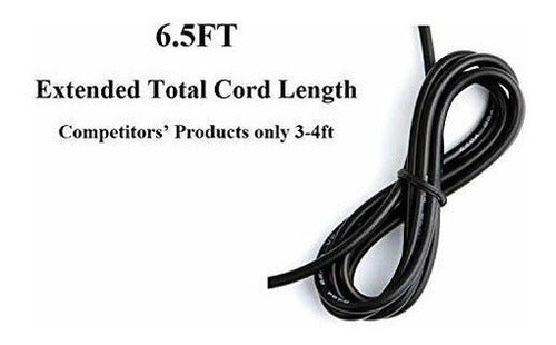 Cargador De Adaptador De Ca De 6.5 Pies Para Nextbook 8, 10