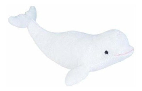 Wild Republic Peluche Beluga Cuddlekins, 20cm