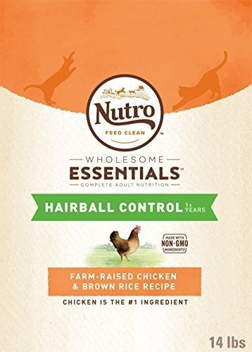 Nutro Hairball Control Alimento seco para gatos y pollo 14Lb