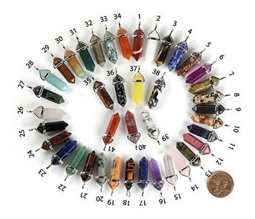 Colgantes Semipreciosa Piedra Preciosa Cristal