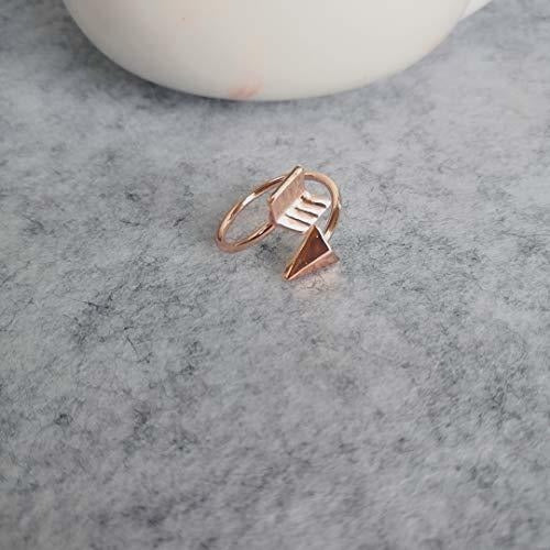 Anillos De Flecha Pequeños Para Mujer De Plata