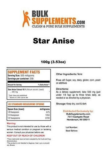 Anís estrellado en polvo (100 gramos)