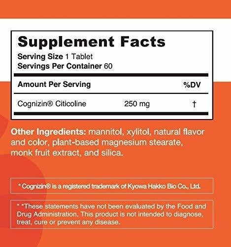 Ez Derrite La Citicolina Con Cognizin Para El Apoyo