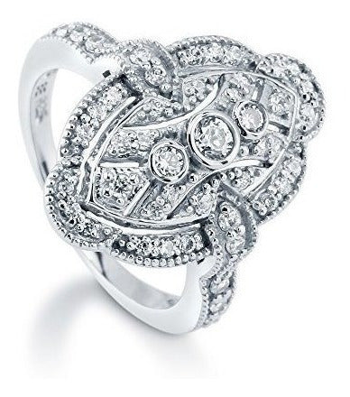 Anillo de mano derecho Plateado Plata