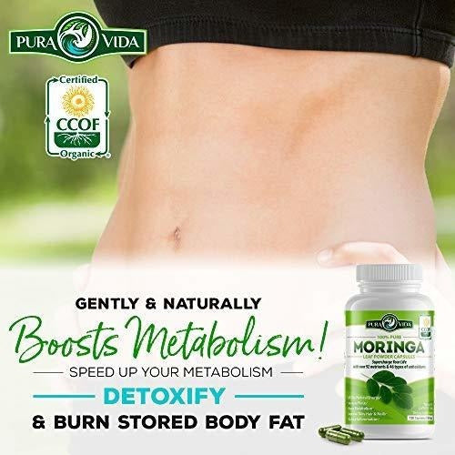 Cápsulas Orgánicas De Moringa Oleifera En Polvo Energía