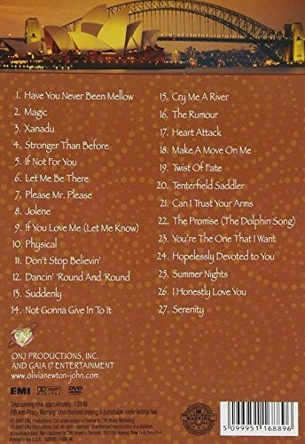 Olivia Newton-john: En Vivo En La Ópera De Sydney