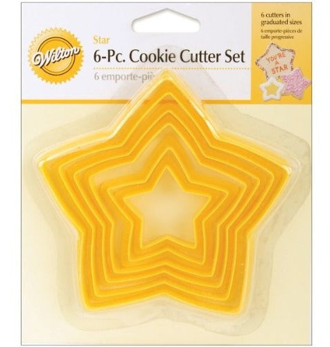 Juego De 6 Cortadores De Estrella De Anidación