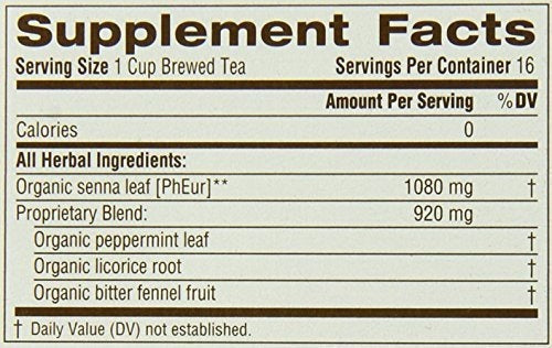 Té De Menta Orgánico Smooth Move De Medicinales Tradicionale