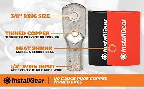 Installgear Terminales De Anillo De Terminales De Anillo