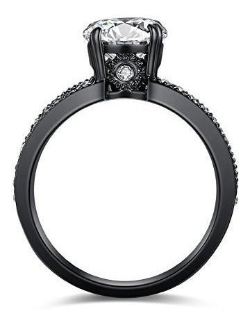 Mabella Cz Conjuntos De Anillos De Compromiso De Alianzas