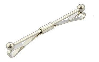 Samway 2ps Collar Pin Bar, Oro Y Plata