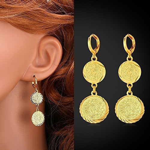 Collar De Perlas Con Cuentas De Monedas