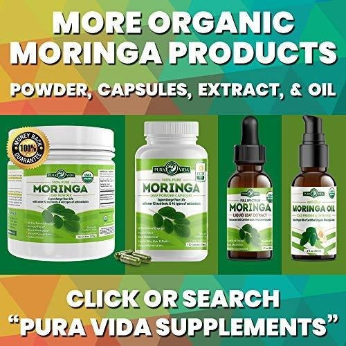 Cápsulas Orgánicas De Moringa Oleifera En Polvo Energía