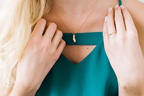 Collar Mini California Honeycat En Plata Joyas