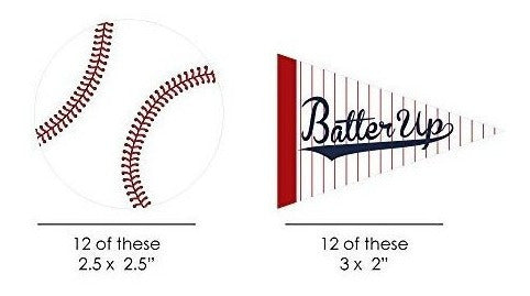 Batter Up Béisbol, Baby Shower En Forma De Diy O Recortes