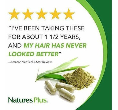 Natures Plus Ultra Hair Plus - 500 Mg Msm, 60 Tabletas