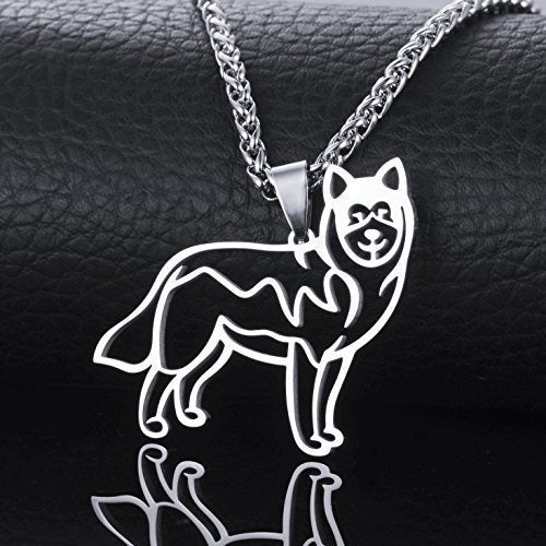 Esquema De Husky Siberiano Malamute De Alaska De Acero