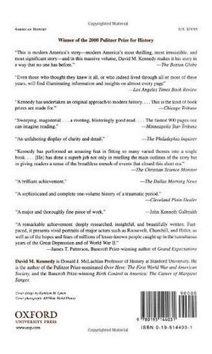 Freedom From Fear: El Pueblo Estadounidense En La Depresión