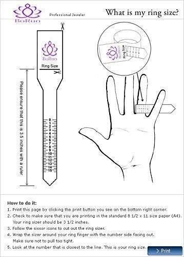 Anillo De Plata De Ley 925, Boruo Alto Polaco Cubic