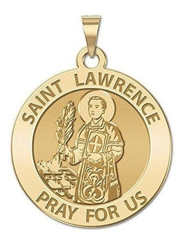 Medalla Religiosa De San Lorenzo Tamaño