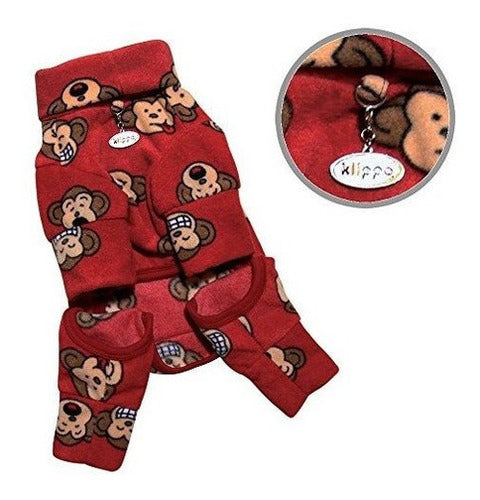 Pijama de cuello alto de polar