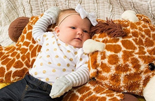 Manillas De Peluche Sin Correa de rayas