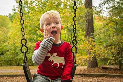 Manillas De Peluche Sin Correa de rayas