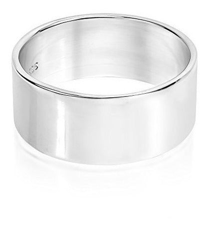 Anillo De Plata De Ley 925 De 10 Mm De Ancho.