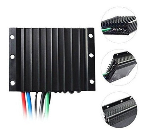 Controlador De Carga Solar 12 / 24vdc