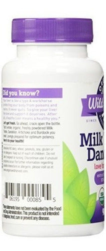 Cápsulas Del Diente De León Del Cardo De La Leche De La