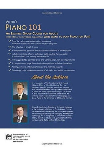 Alfred's Piano 101, Bk 1: ¡un Emocionante Curso En Grupo