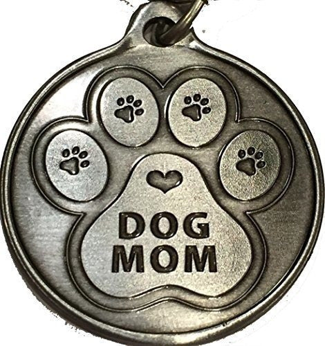 llavero Diseño de huellas de perro gráficos 3d