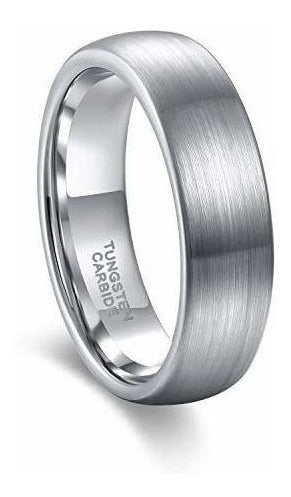 Greenpod Anillo De Alianza De 6 Mm De Carburo De Tungsteno