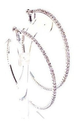 Pendientes De Aro De Cristal