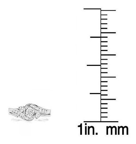 Anillo de compromiso nupcial para mujer