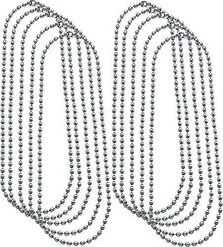 10 Paquete - Collar De Cadena De Bola De 24 Pulgadas -