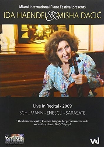 DVD de Ida Haendel y Misha Dacic Live In Recital 2009