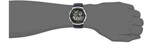 Reloj De Resina De Cuarzo Casio Men's 10 year Battery