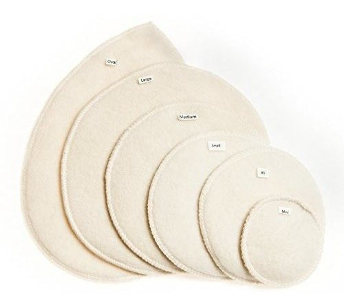 Almohadillas De Lactancia De Lana Merino Orgánica Lanacare,