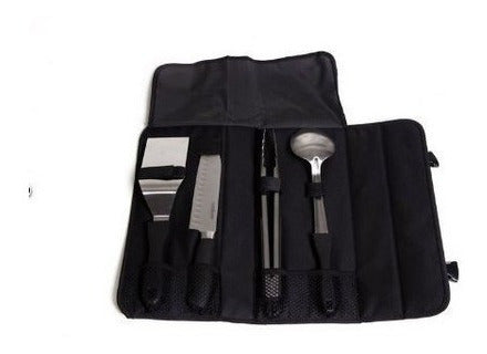 Cuchillo santoku de acero inoxidable