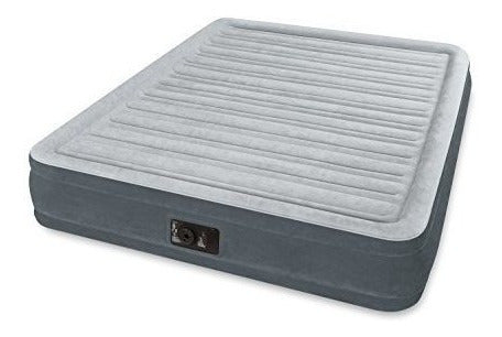 Cama hinchable con bomba eléctrica incorporada