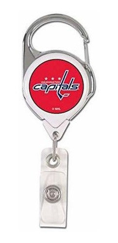 Nhl Washington Capitals Retractable 2s Prem Badge Holder