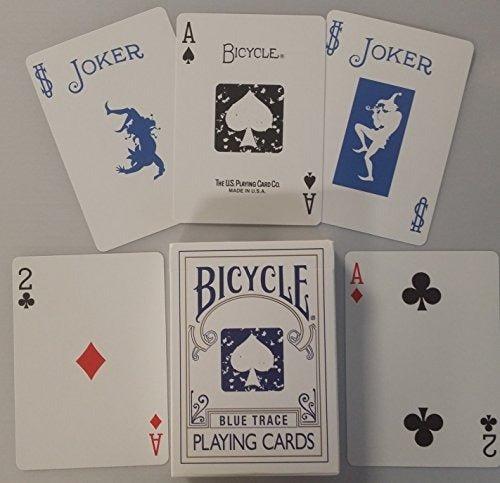 Naipes Bicicleta Blue Trace Deck
