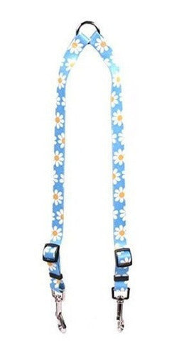 Correa De Perro 3/4 De Margarita Azul