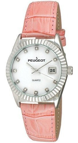 Reloj Del Vestido Del Metal Y Del Cuero Del Cuarzo De Las